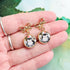 Handmade Christmas Penguin Or Trees Baubles Resin Earrings With Bow Studs