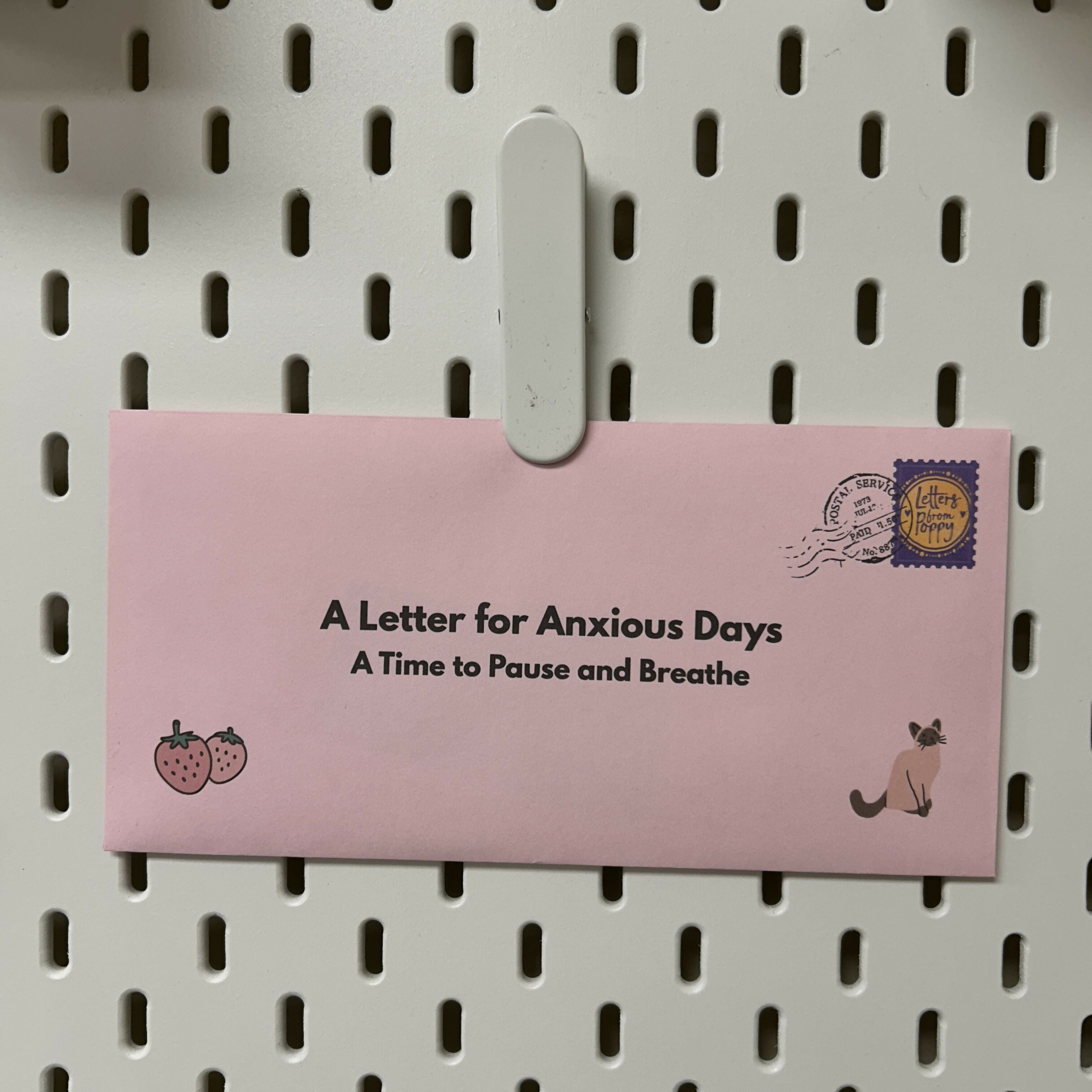 Anxious Days Letter for Pausing and Breathing