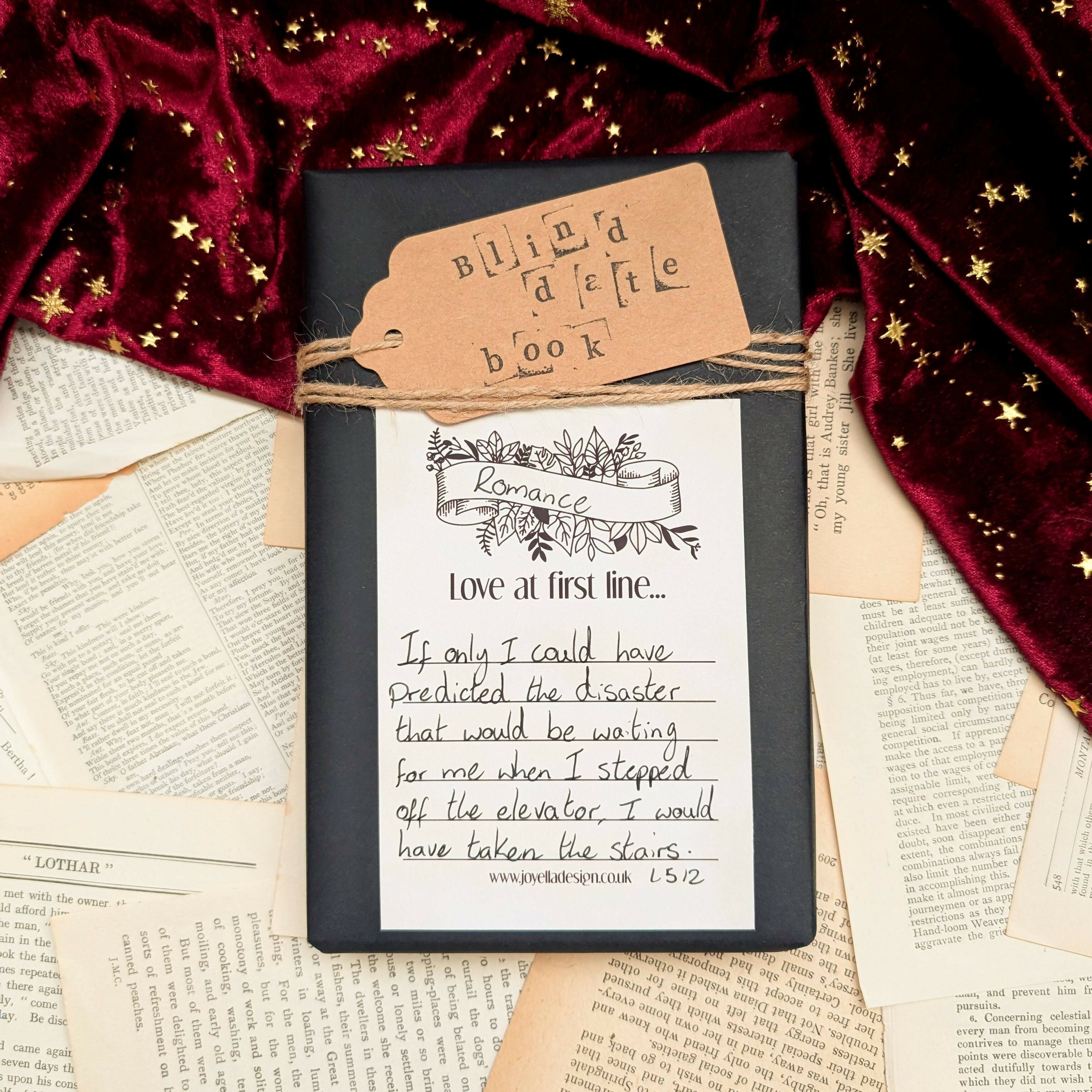 Blind Date Book - Romance Love At 1st Line L512