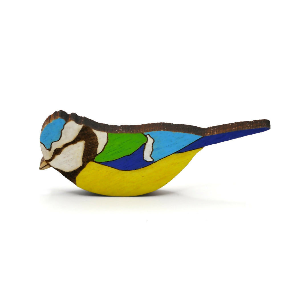 Blue Tit Pin Badge
