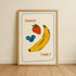 Snack Time Kids Art Print