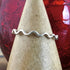 Sterling silver wave ring