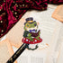 Frederick the Bookish Frog Clear Sticker