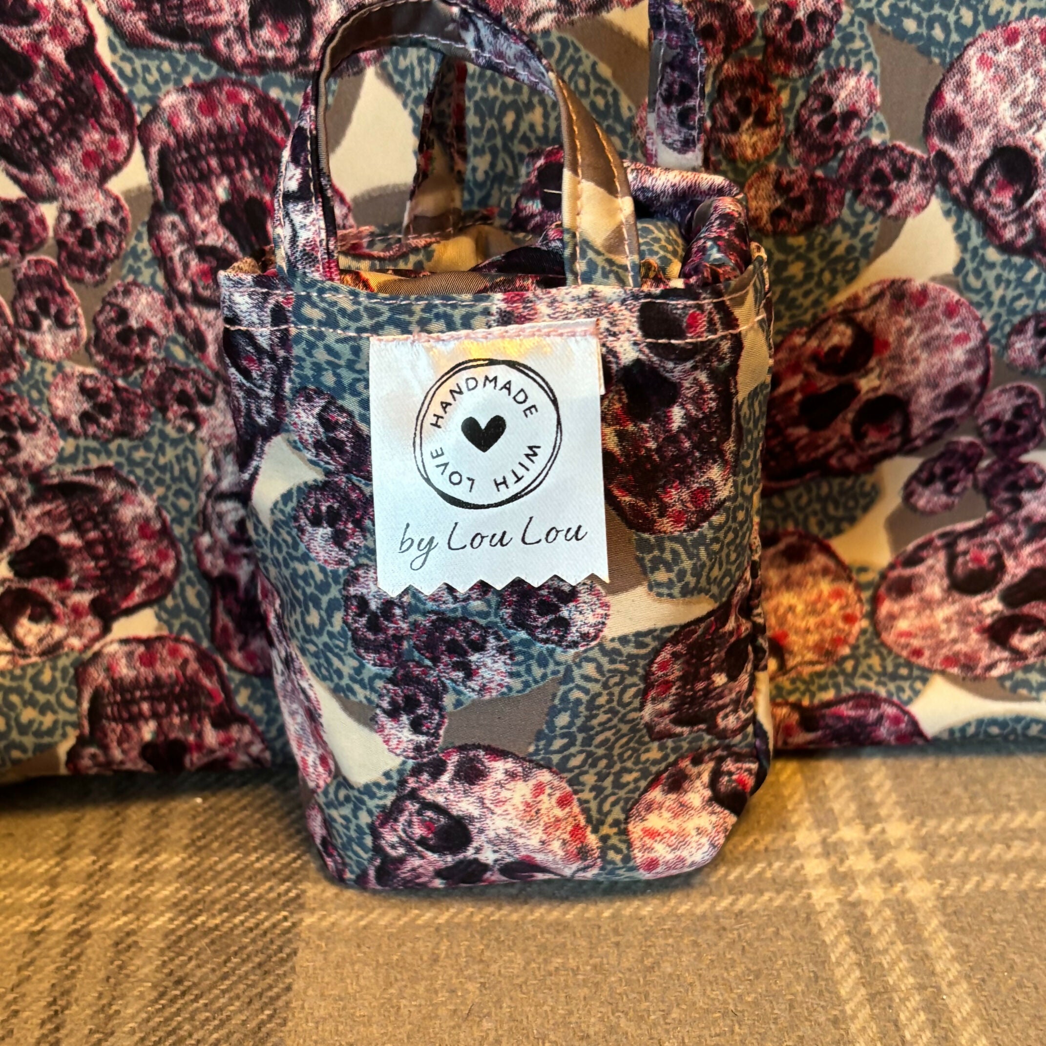 Handcrafted Shopping Tote Bag In A Bag Foldable Bag