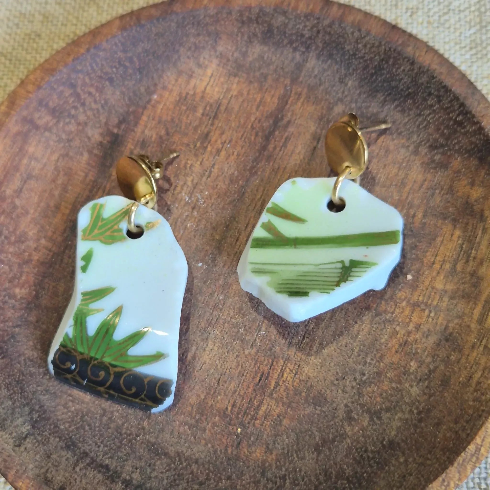 Recycled Ceramic Earring