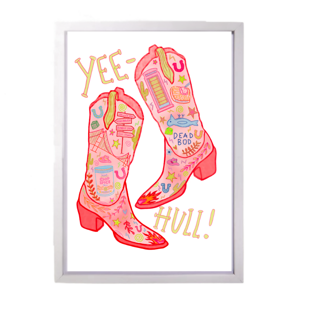 Framed A3 Yee Hull Print