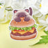 Burger Cat - Matte Sticker Single