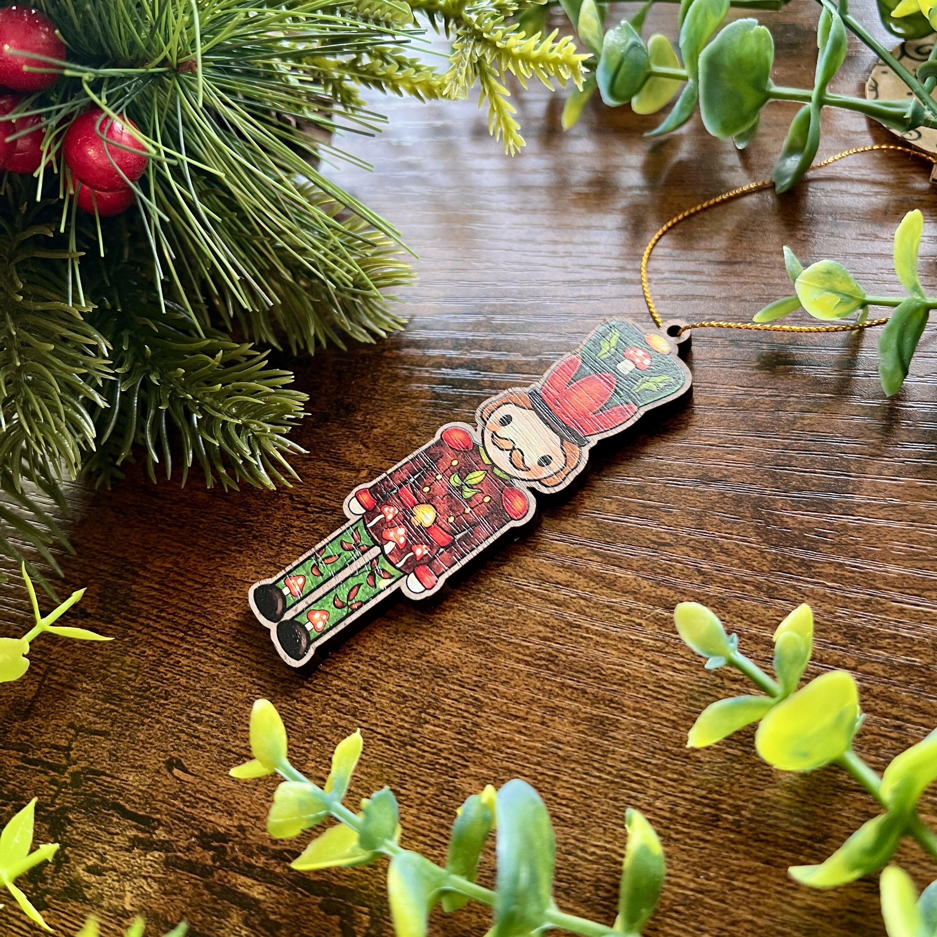 'Hans' Nutcracker Wooden Decoration