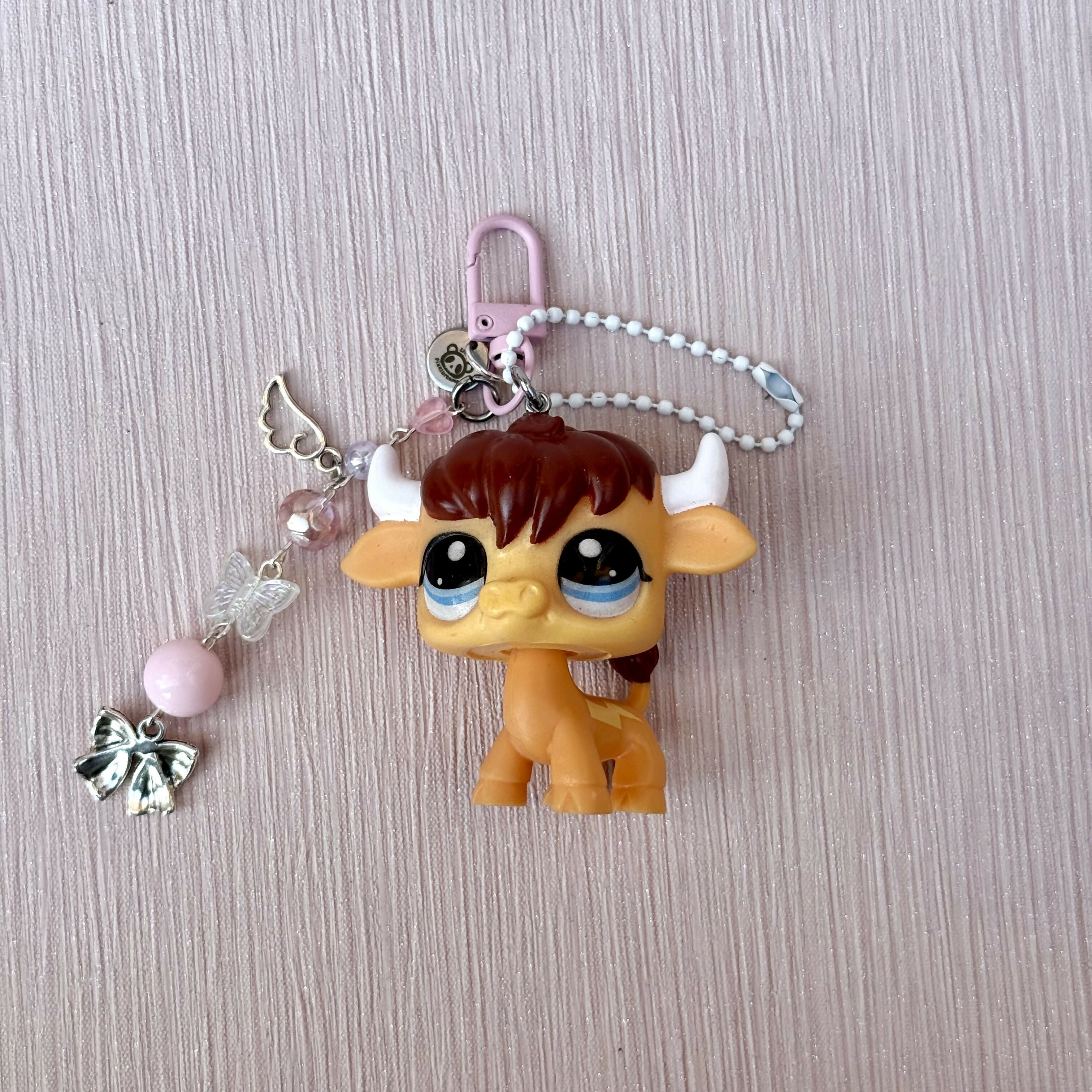 Baby Highland Cow Trinket Keychain