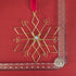 Christmas Snowflake Wire-Art Crystal Tree Hanging; Handmade Ornate Festive Decor