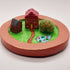 Clay House, Shed and Bush Jewellery/Trinket Dish with Pond