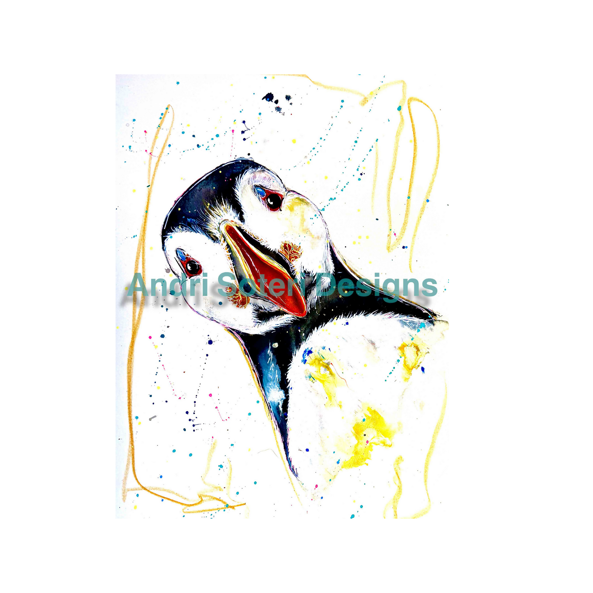PUFFIN' GORGEOUS, PART OF THE 'ANIMAL ART COLLECTION'