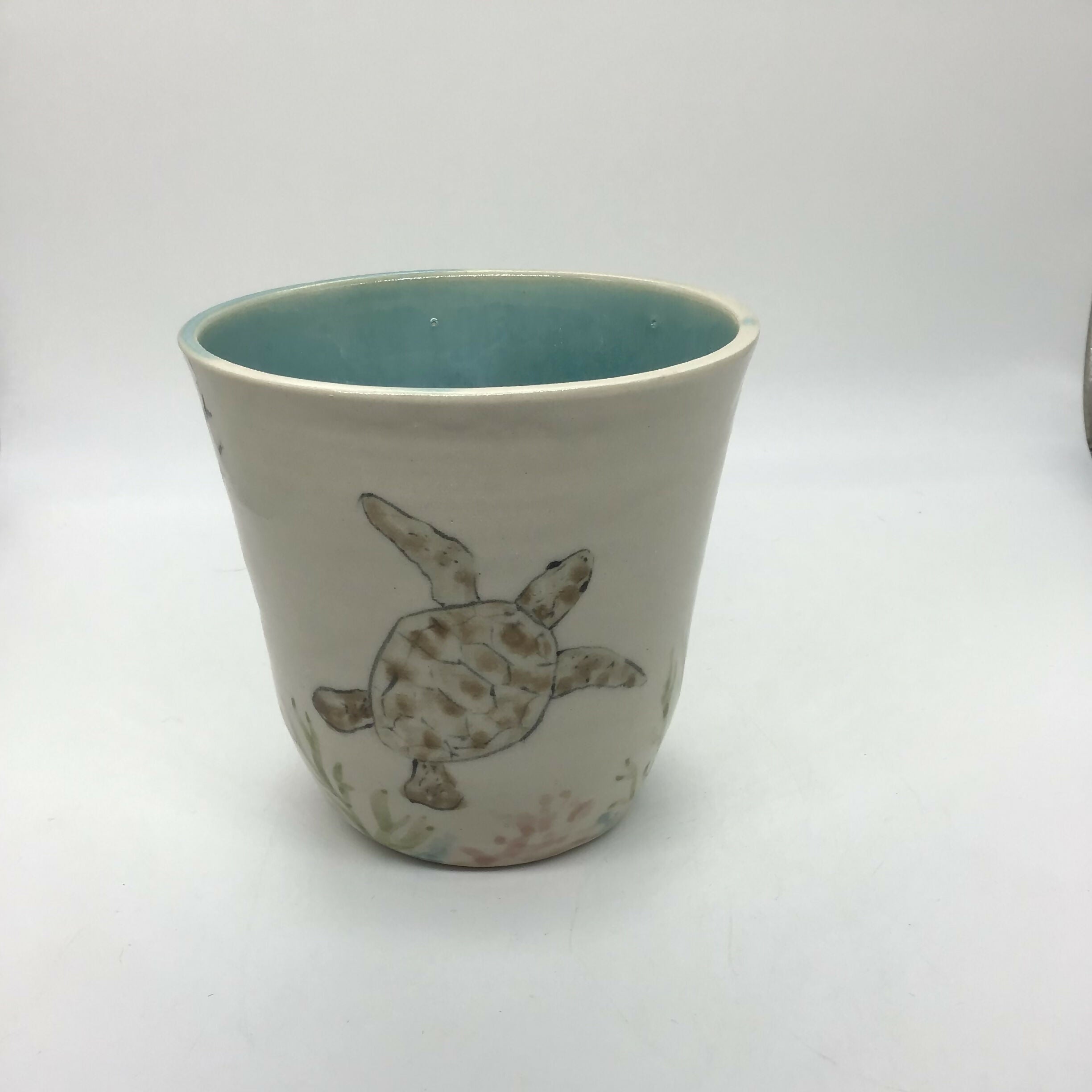 Under The Sea Handpainted Pot
