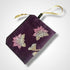 Purple Lotus Flower Linen Women’s Zip-Up Pouch