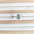 Seaglass Ring - size O