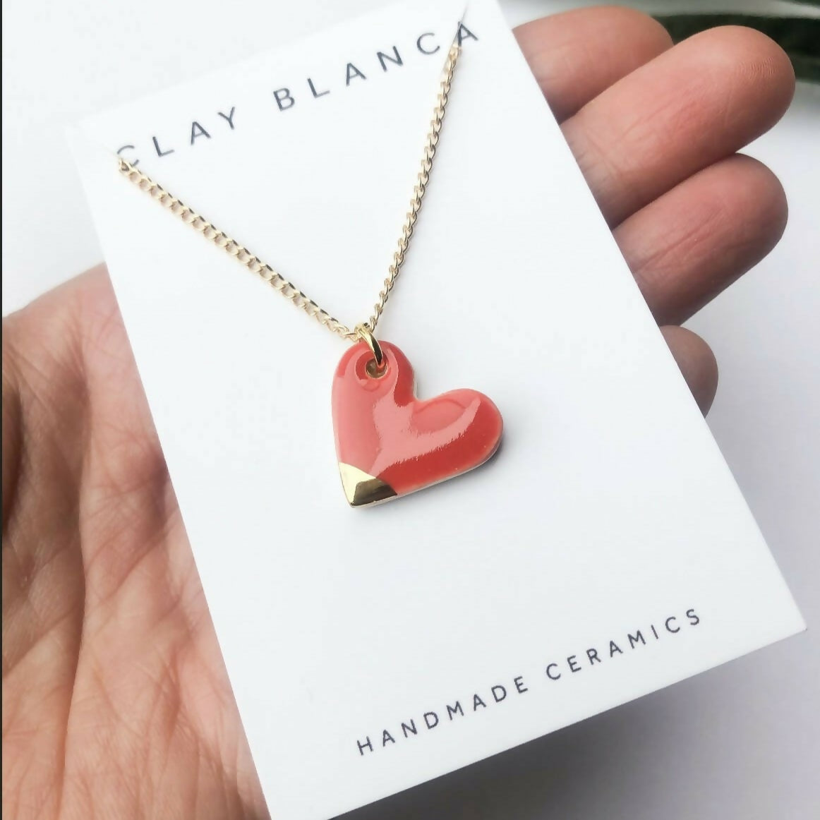 Small Red Heart Necklace