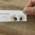 Micro Crochet Stud Earrings.