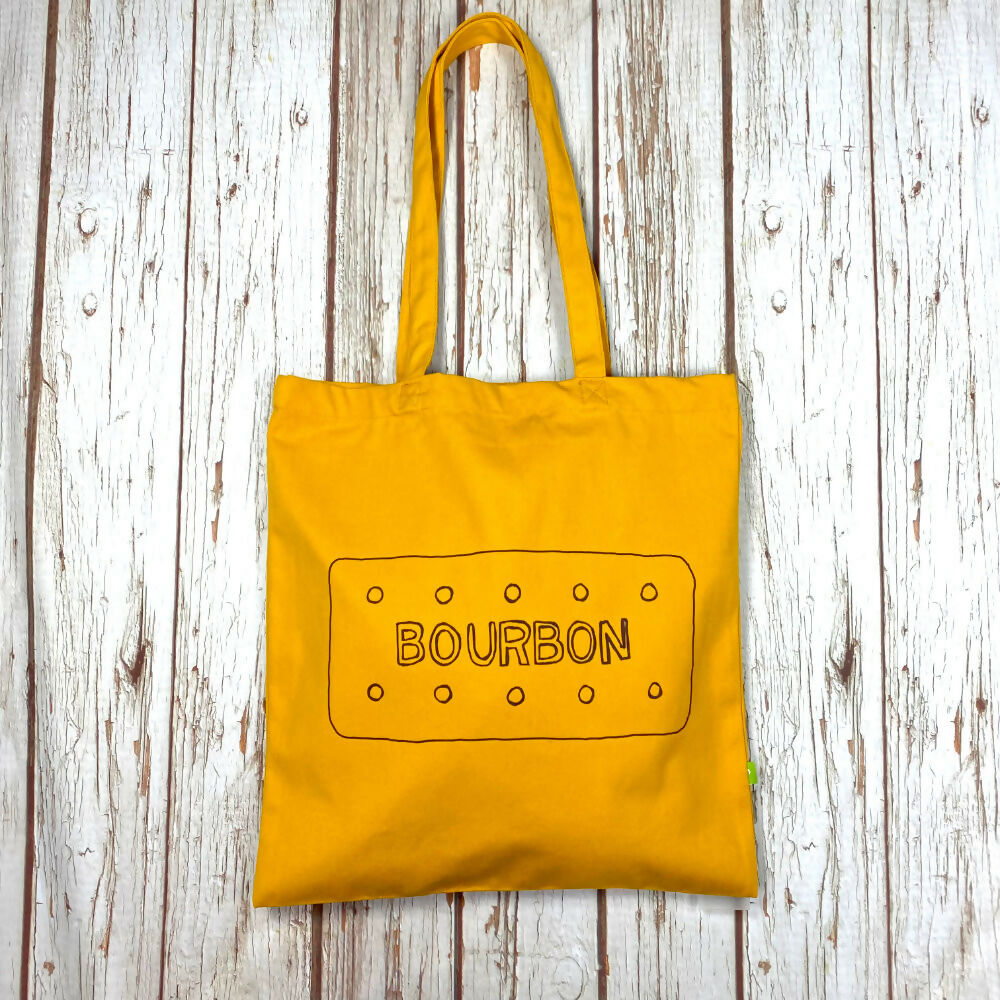 Bourbon Biscuit Thick Organic Cotton Tote Bag