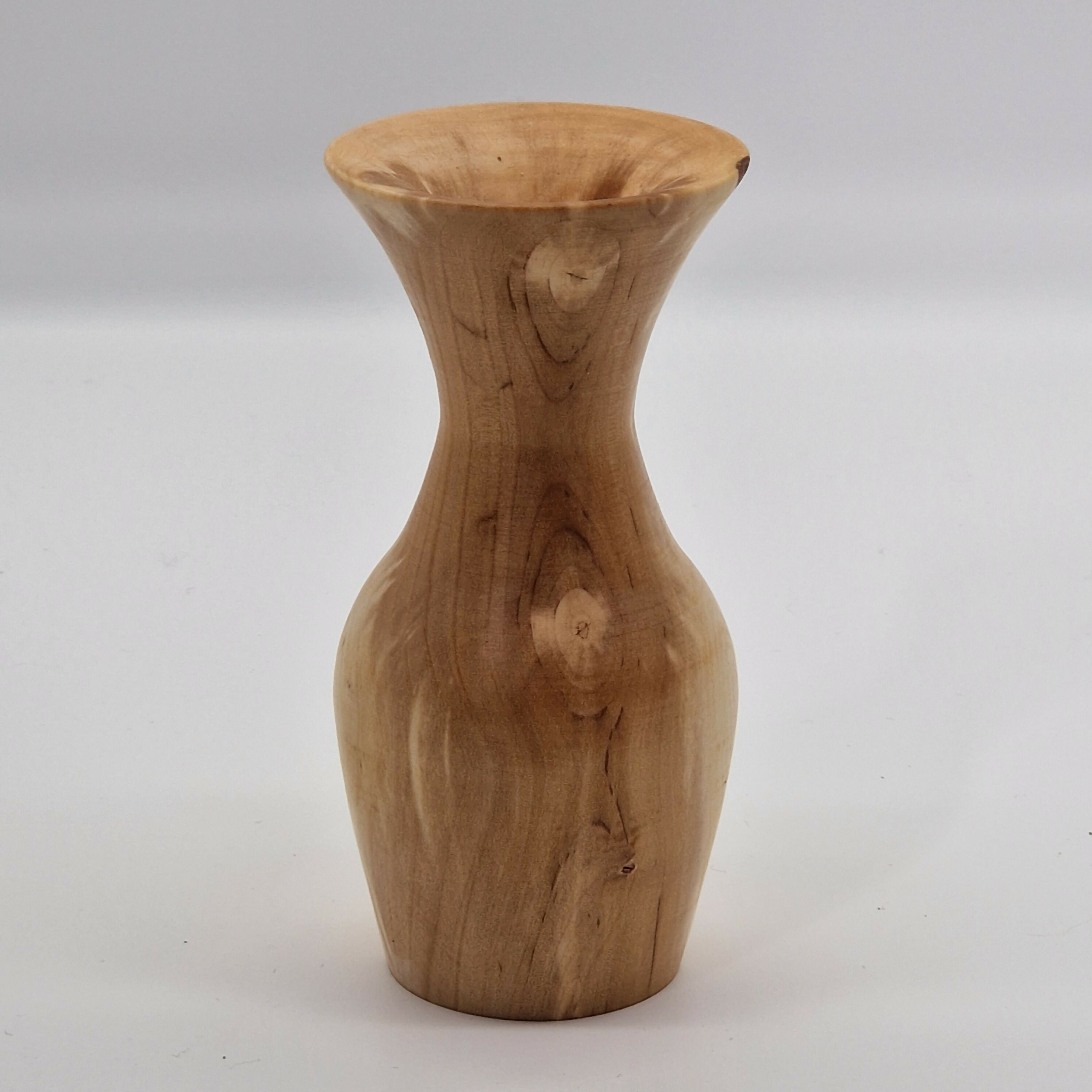 Hand Turned Bud Vase made from Hawthorn Wood