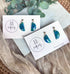 Ocean Dream Collection - Small Semi Circle Polymer Clay Earrings