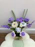 Handmade Chenille Wildflower Basket Arrangem