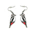Spotted Woodpecker Dangle Earrings