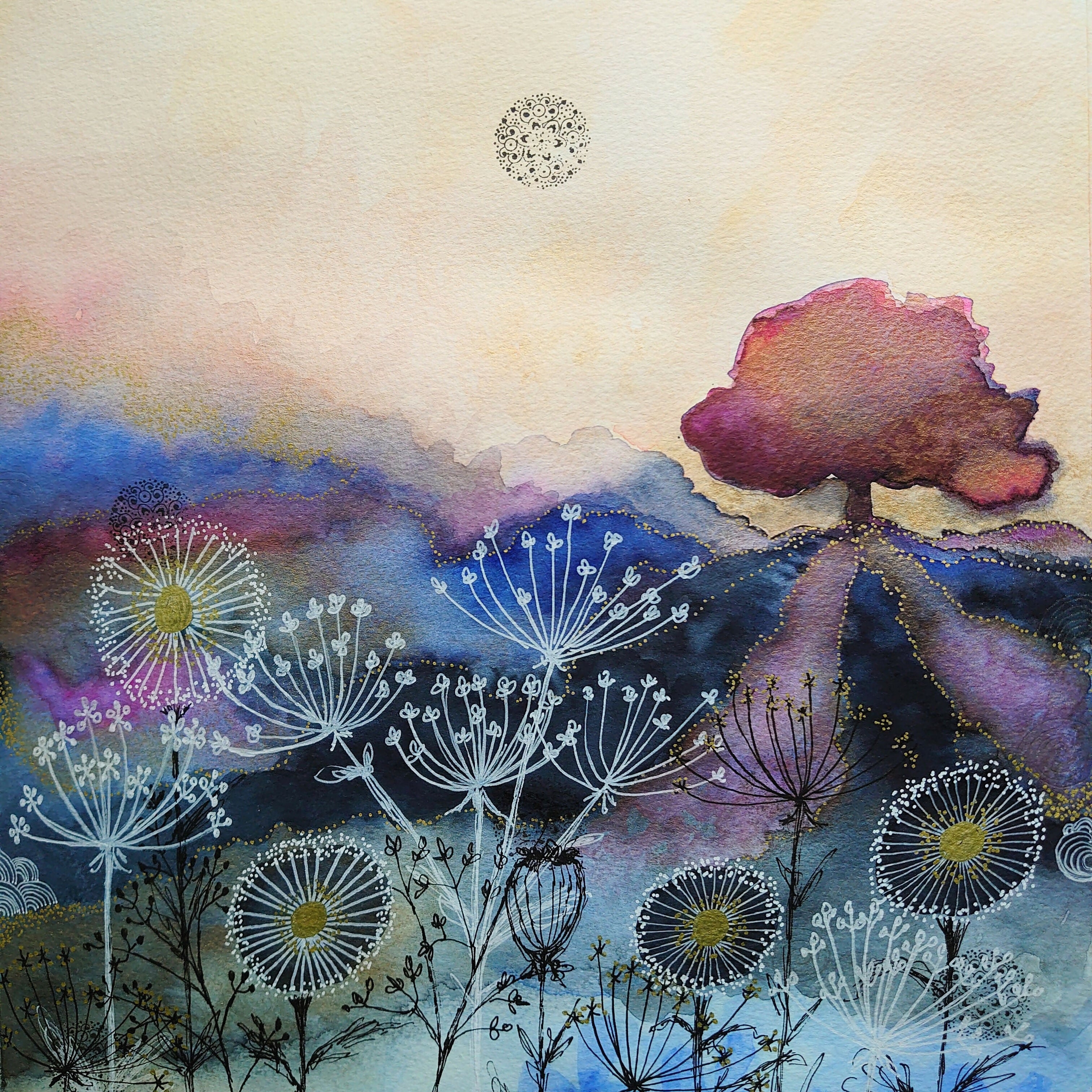 'September Light' Original Mixed Media Painting