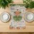 Peach Fuzz Compendium Tea Towel
