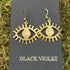 Protective Brass Eye Earrings