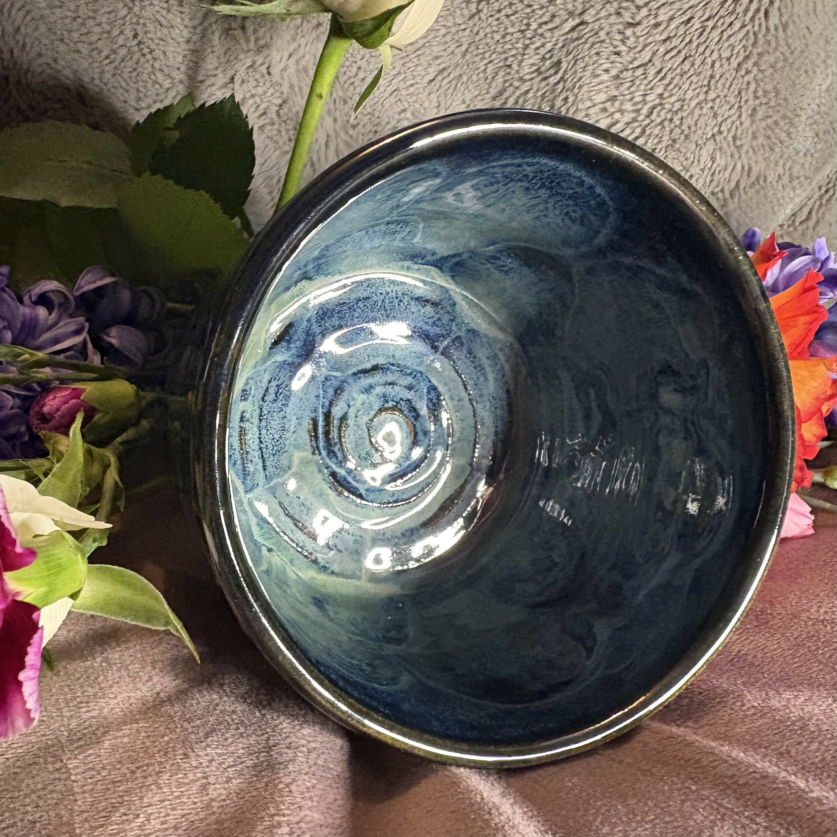 Indigo Burst Bowl