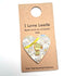 Heart Shaped Headingly Cricket and Rugby Grounds Leeds Map Magnet