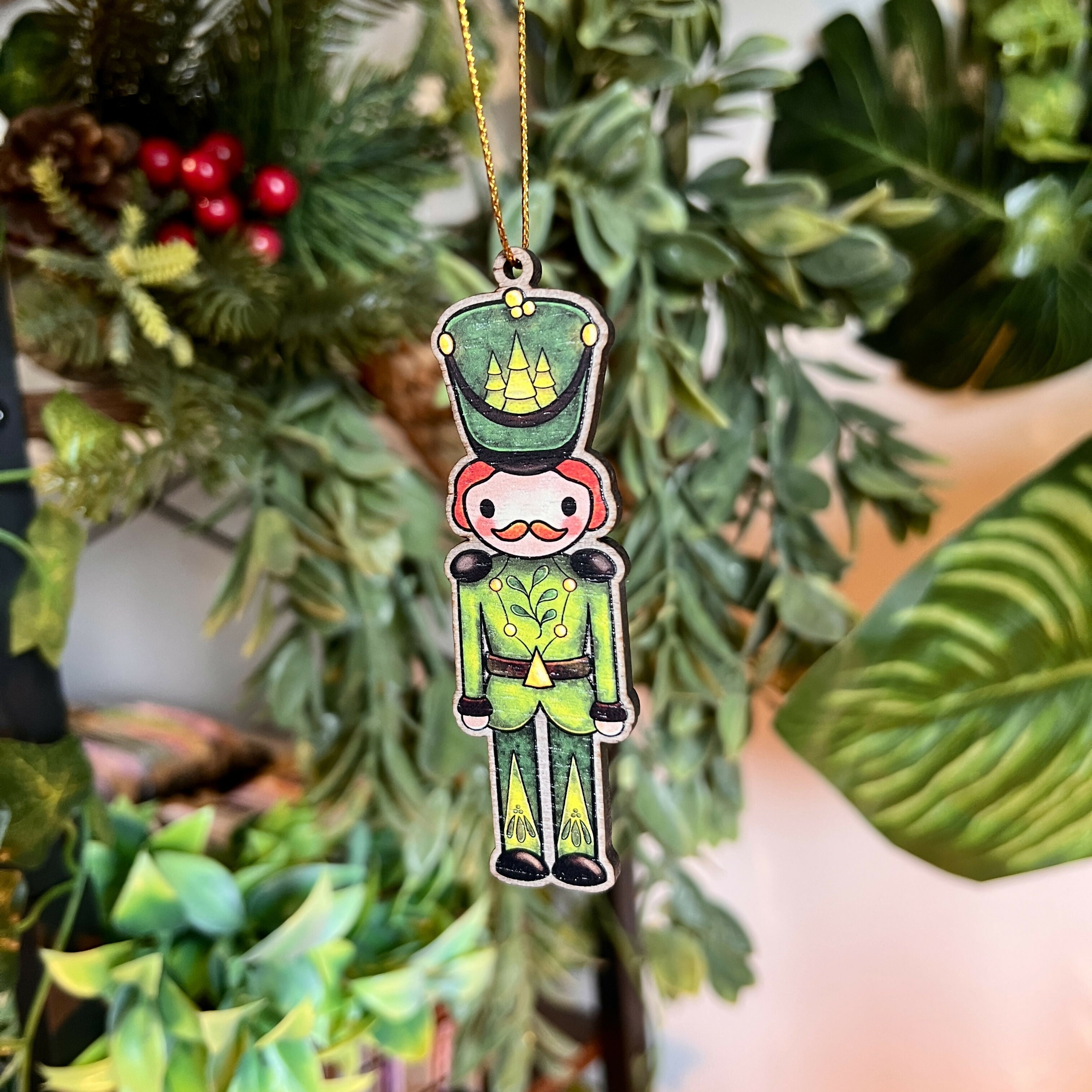 'Frederick' Nutcracker Wooden Decoration