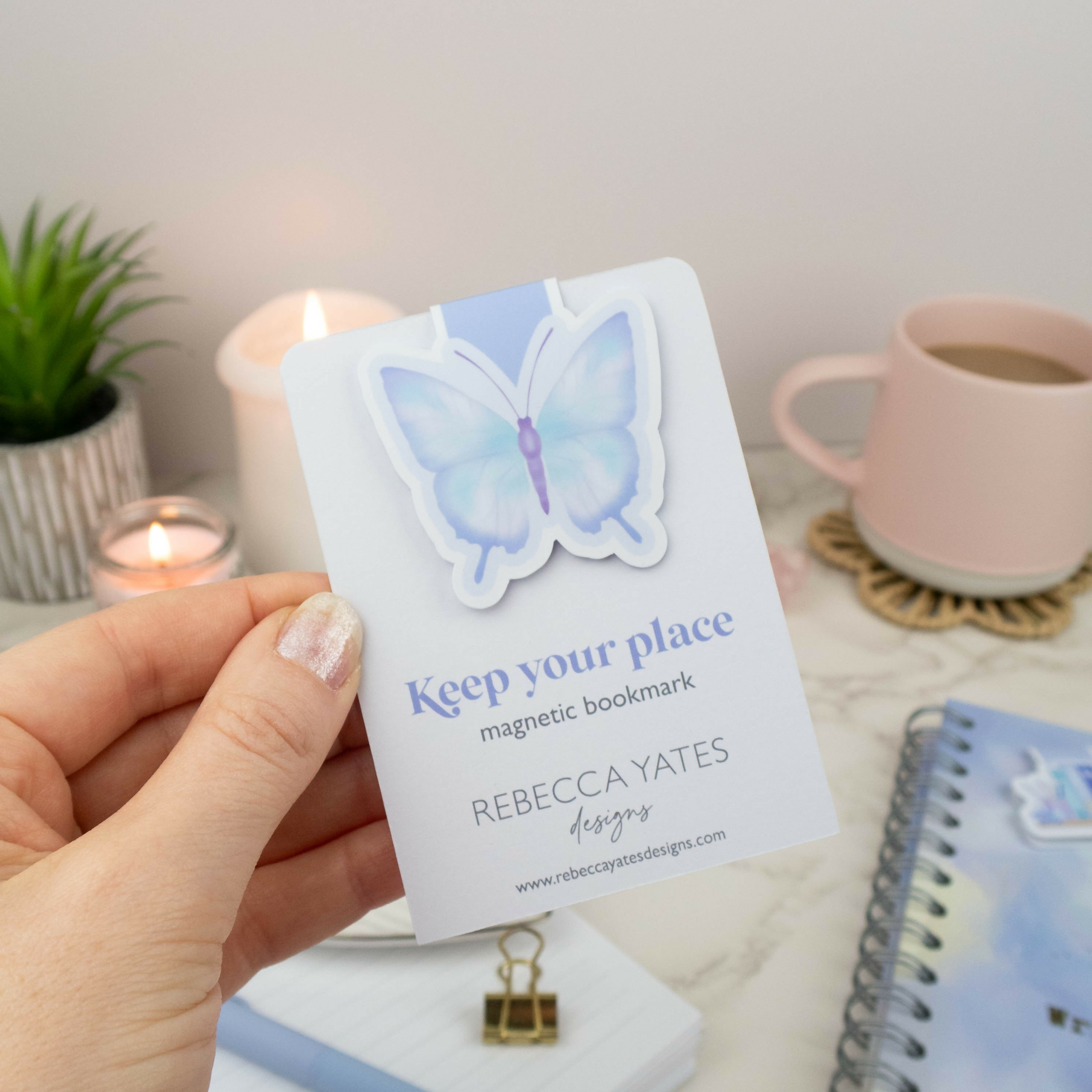 Secret Garden Butterfly - Magnetic Bookmark