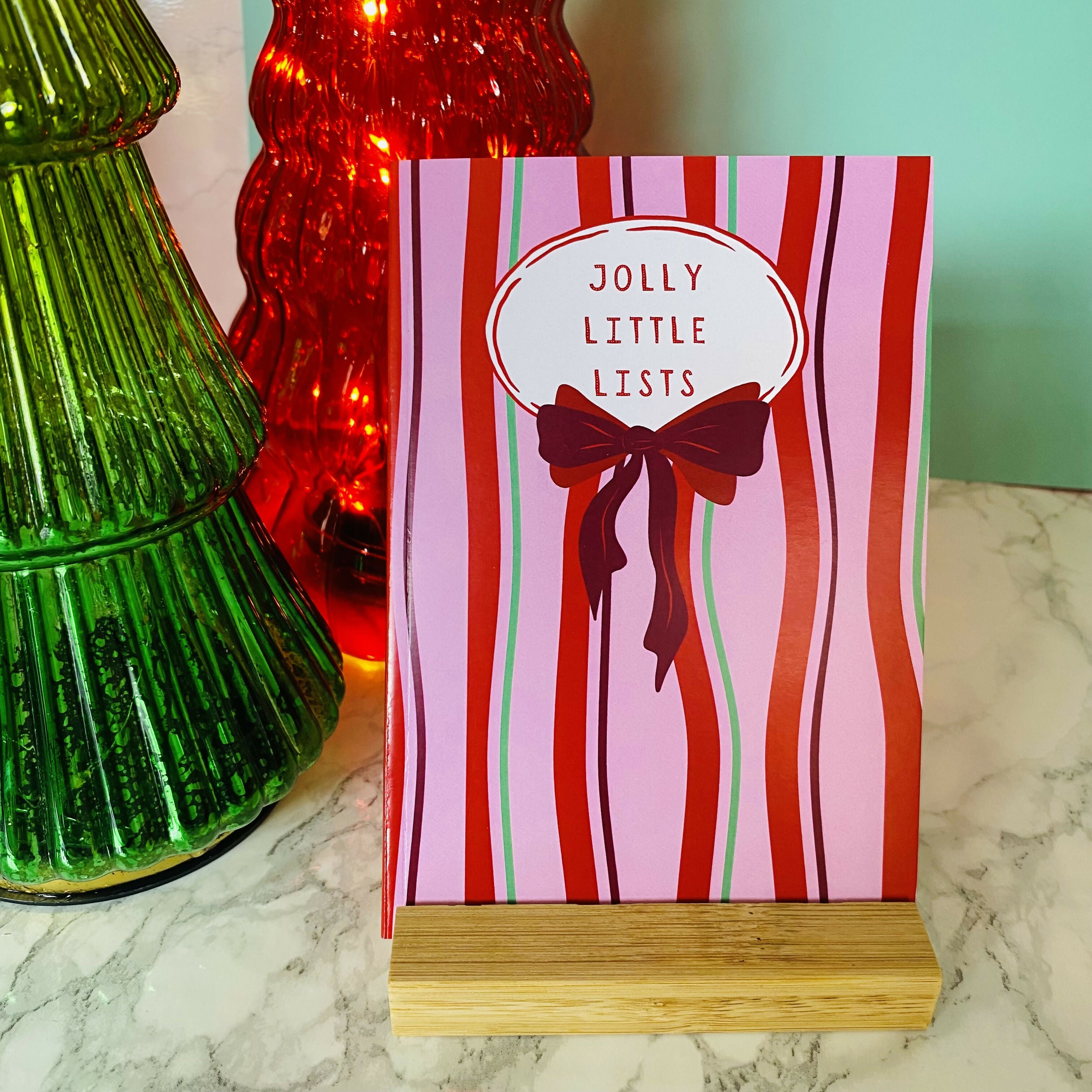 Festive Collection - Jolly Little Lists A6 Lined Book