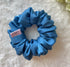 Royal Blue Silk Scrunchies