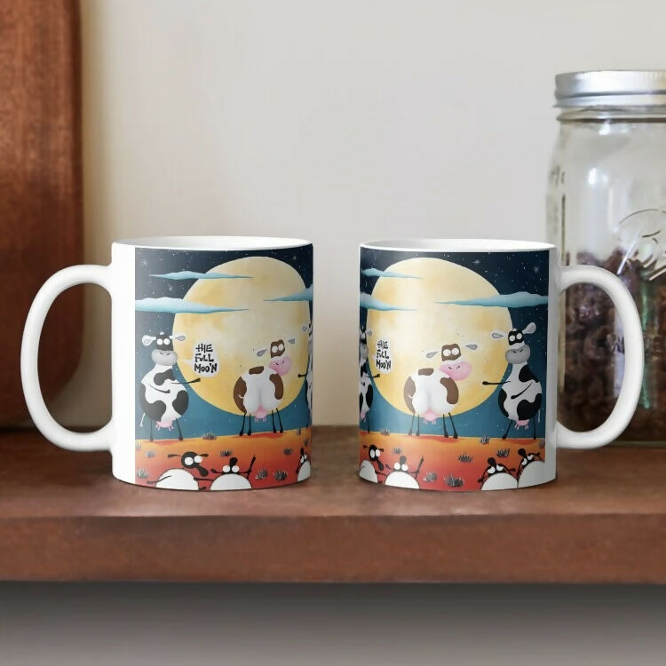The Full Moo’n Ceramic Mug