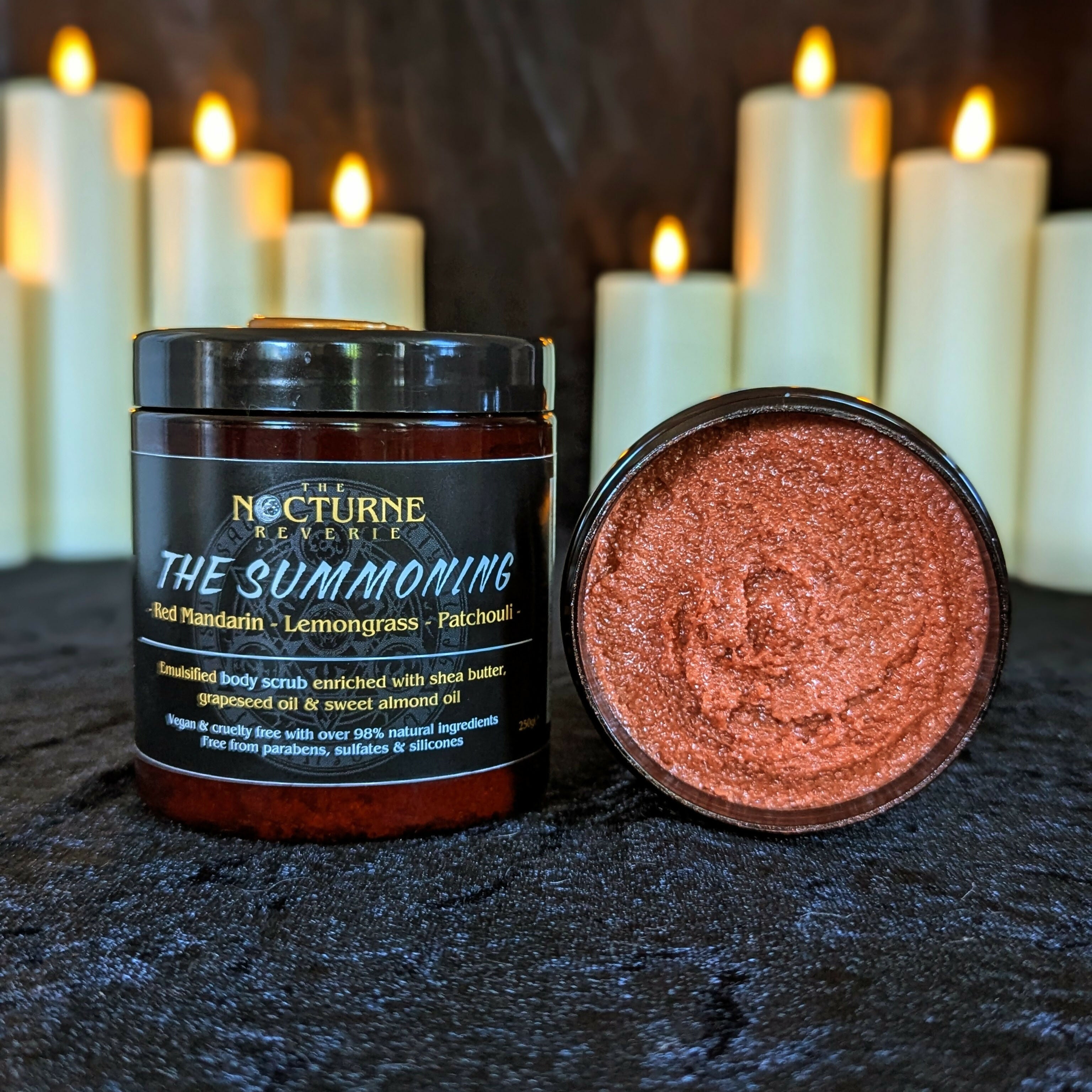 Red Mandarin, Lemongrass & Patchouli - Emulsified Sugar Body Scrub