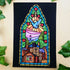Stained Glass Pigeon Print