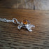 Handmade Sea Turtle Necklace With Amber