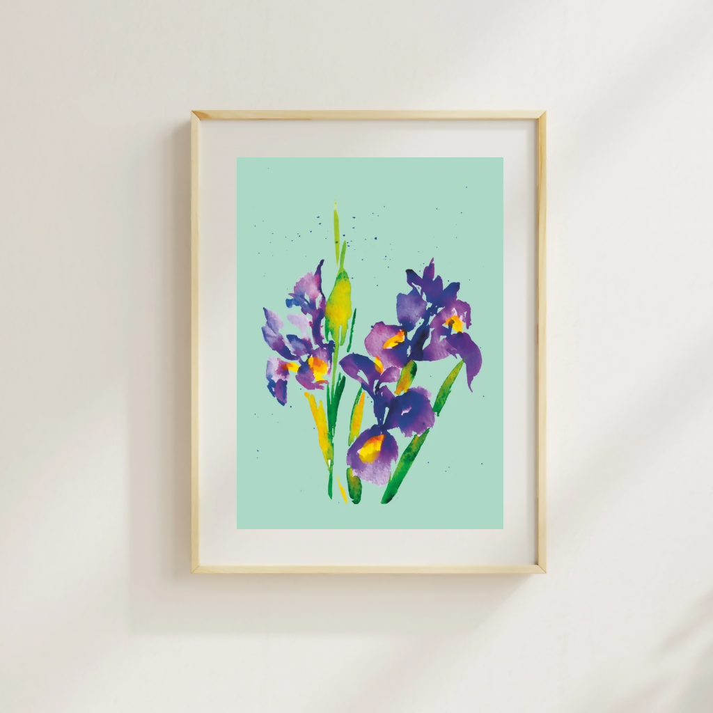 Iris Art Print