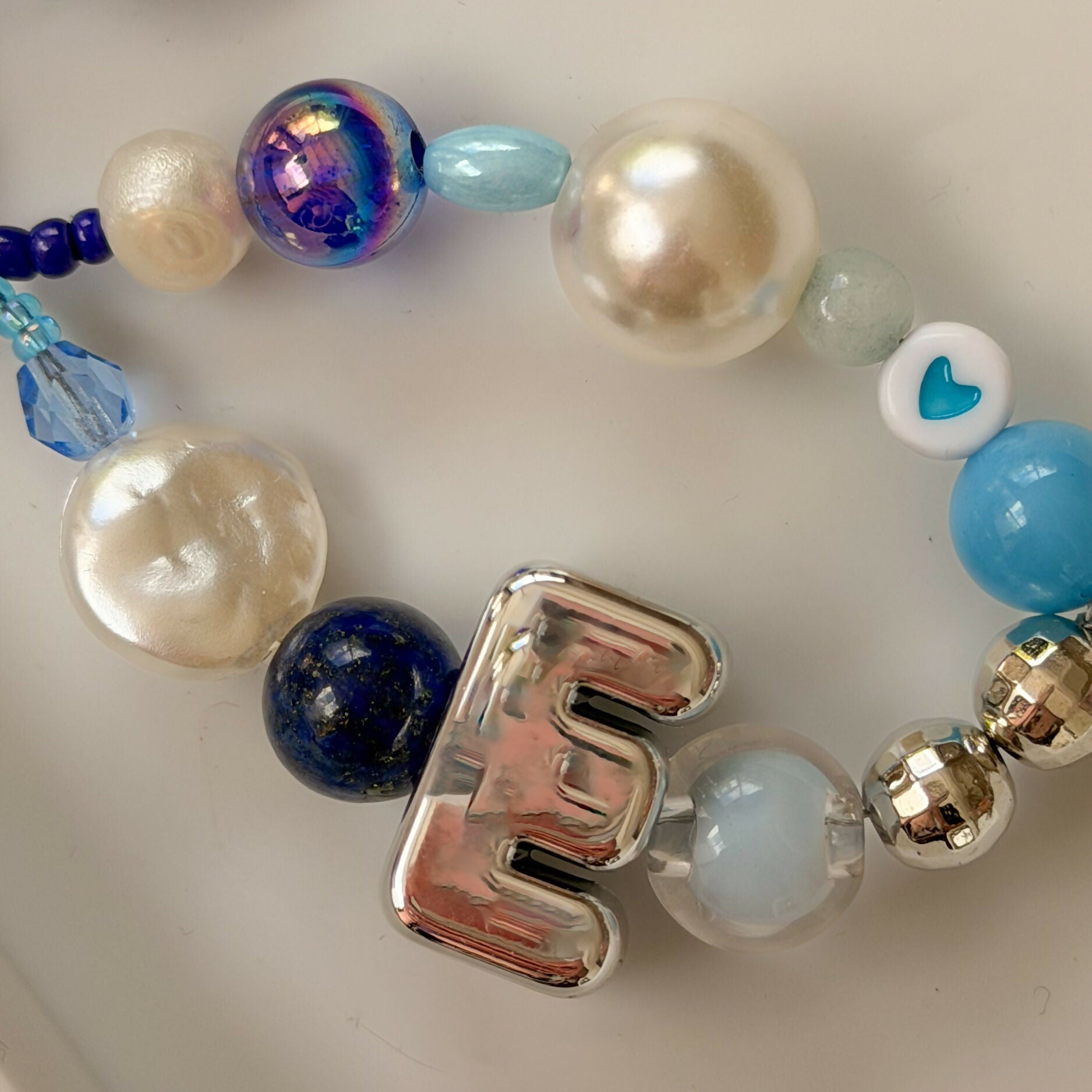 Fifi & Bo Mini Bag Charm Initial E
