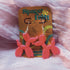 UV Glow Balloon Dog Polymer Clay Earrings