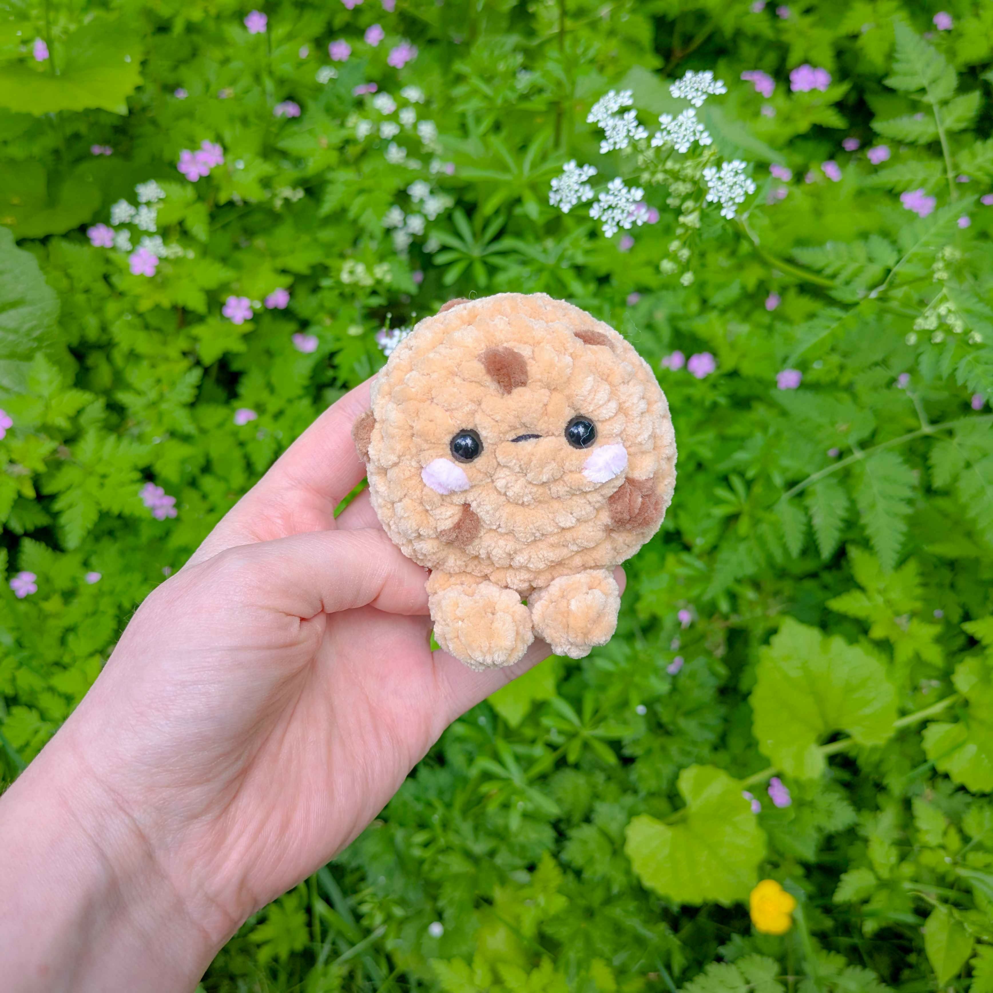 Chip the Cookie - Pudding Pal - Crochet Plushie