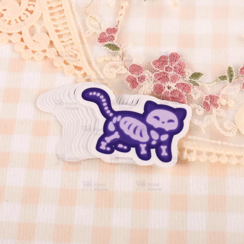 Skelly Cat Sticker