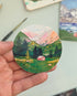 Alpine Cabin Vinyl Sticker
