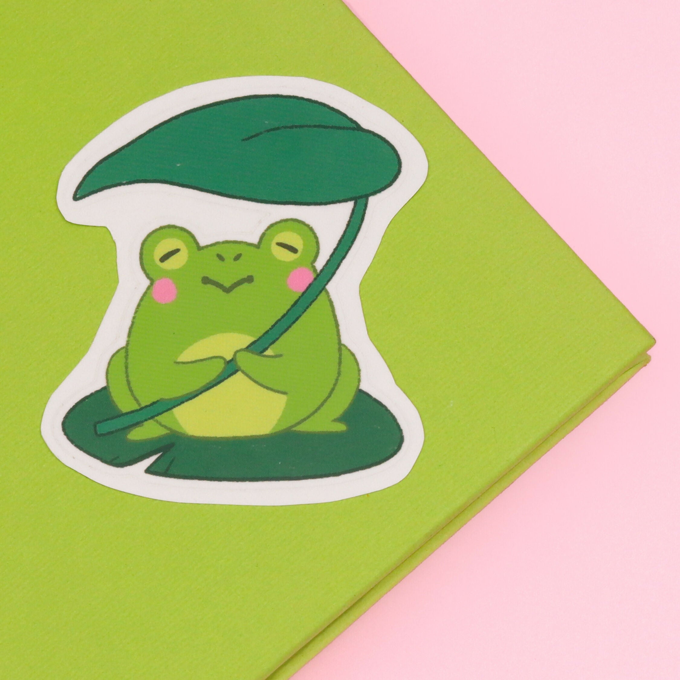 Frog Leaf - Sticker