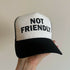 Not Friendly Cotton Baseball Cap