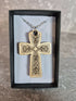 Handcrafted and Engraved Celtic Cross Pendant