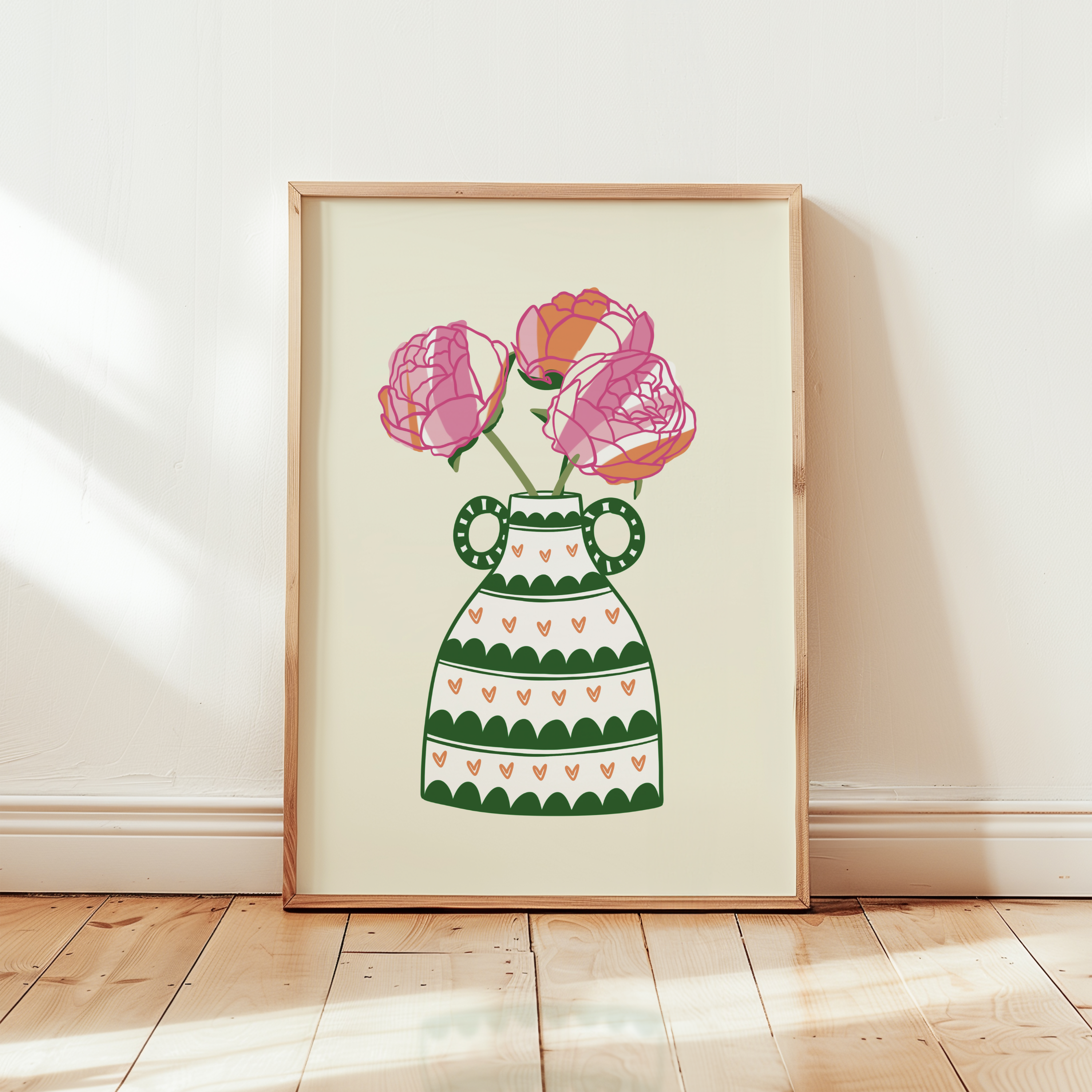 Peonies Vase Print