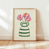 Peonies Vase Print